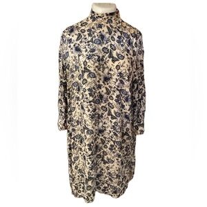 Zara floral long sleeve dress. XL